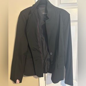 Banana Republic Black womens lined blazer